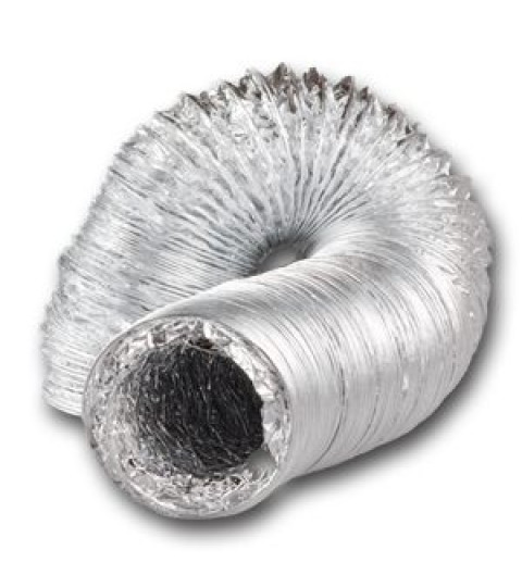 Aluminium Flexible Duct 100mm x 6m